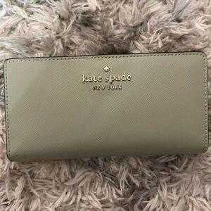 Kate Spade Green Leather Wallet